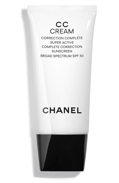 chanel cc cream correction complète super active spf 50 avis|chanel tinted moisturizer with sunscreen.